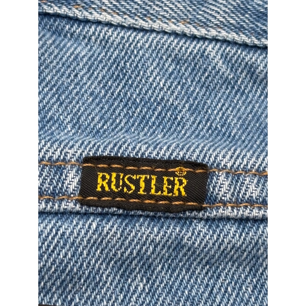 Rustler Classic Regular Fit Straight Leg Jeans Men's 40x30 Light Wash NWT - Picture 4 of 10